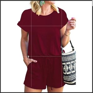 Maroon romper